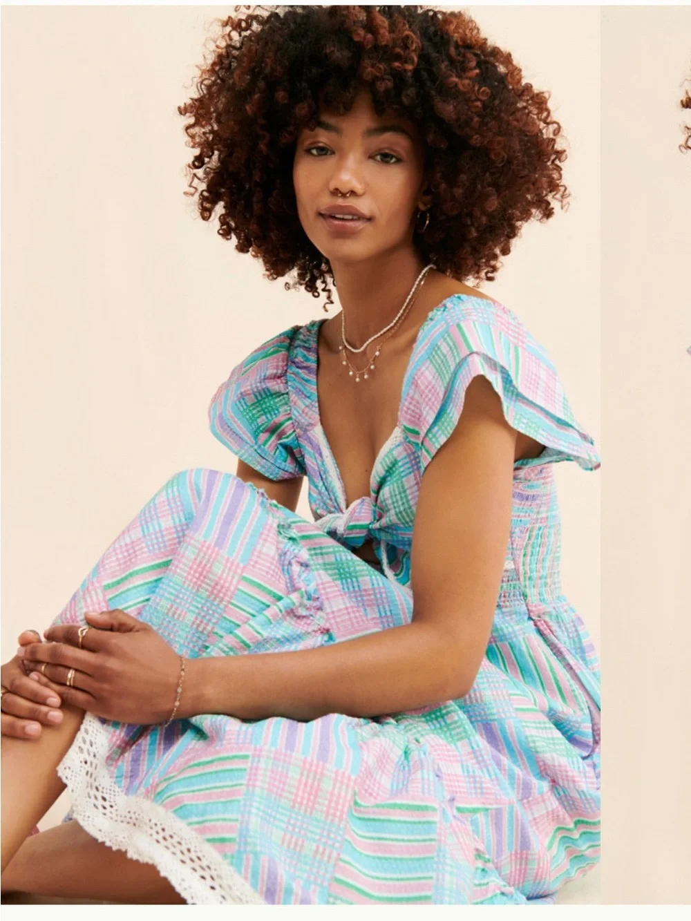 LoveShackFancy Emeka dress In Candyland Multi